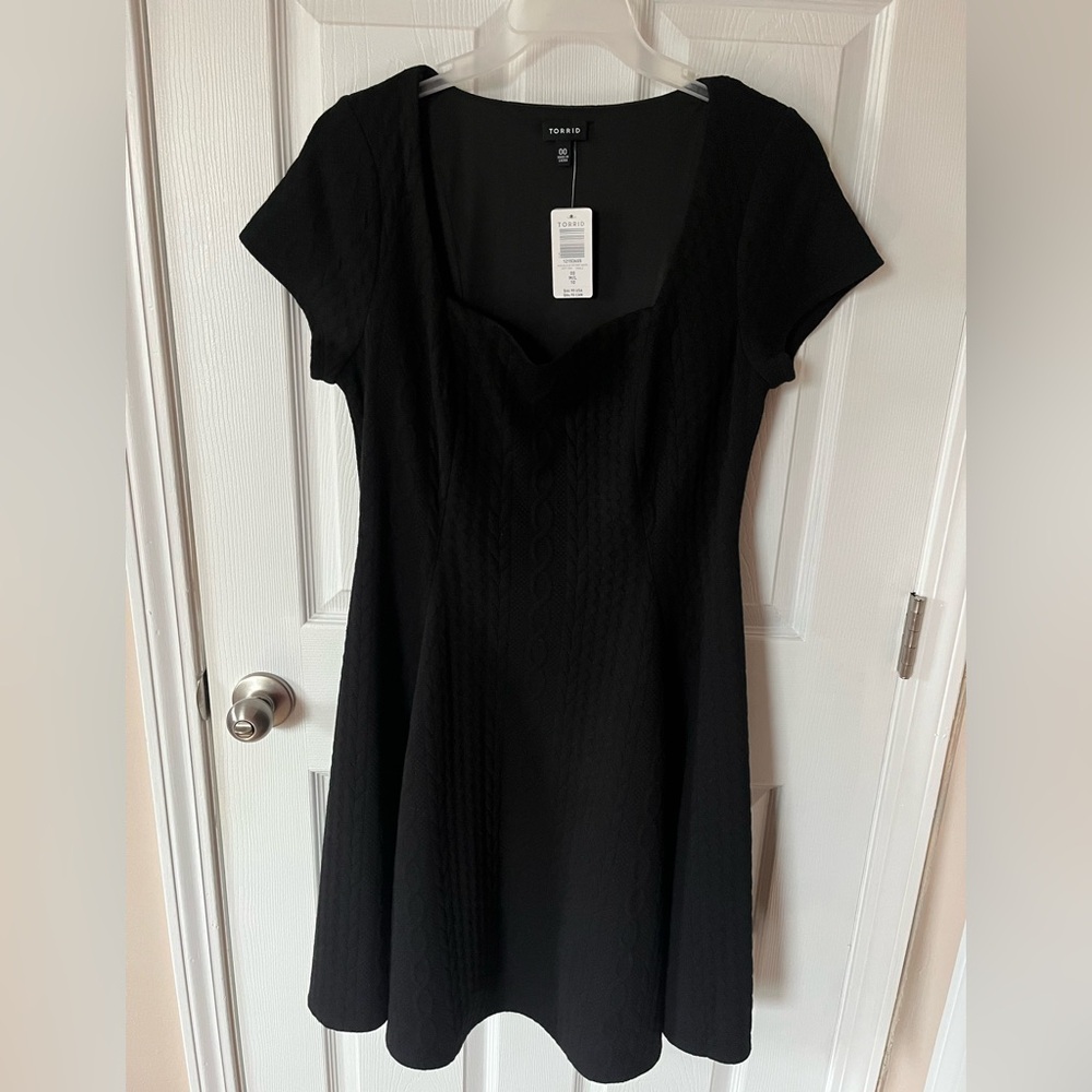 Torrid Black Midi Dress with Timeless Elegance